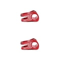 thumbnail image 1 of Wosthever Vástago de bicicleta de montaña de 31,8mm, extensor de manillar de bicicleta ajustable de aleación de aluminio, adaptador de Rojo 2piezas, 1 of 6