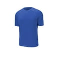 thumbnail image 3 of Sport Tek Adult Male Men Plain Short Sleeves T-Shirt True Royal X-Small, 3 of 4