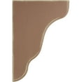 thumbnail image 3 of 1 3/4"W x 5 1/4"D x 7 1/2"H Plymouth Wood Vintage Decor Bracket, Weathered Brown, 3 of 6