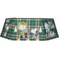 thumbnail image 2 of Peanuts Lighted Hexagonal Green Plaid Tree Collar, 2 of 7