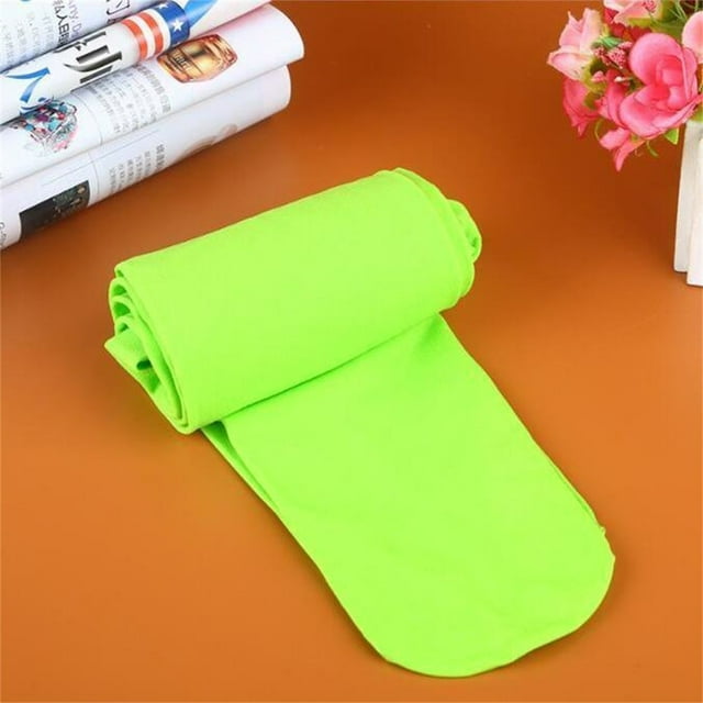 GZWYHT Chaussettes pour Femmes Bas pour Femmes Couleurs Bonbon Opaques Chaussettes avec Pieds Collants Minces Collants Femmes Bas Collants Chaussettes Mignonnes Vert Menthe Taille Unique