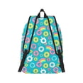 thumbnail image 3 of Balery Donut Vintage Canvas Backpack for Men and Women - Large Capacity, Durable Travel Laptop Bag for School, Work, Hiking, and Outdoor Activities, 3 of 7