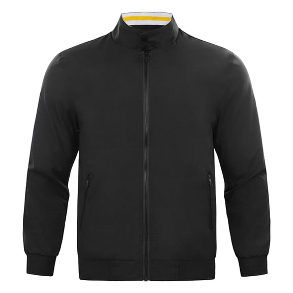 Vedolay Men's and Big Men's Long Sleeve Cardigan Blouse Black,S