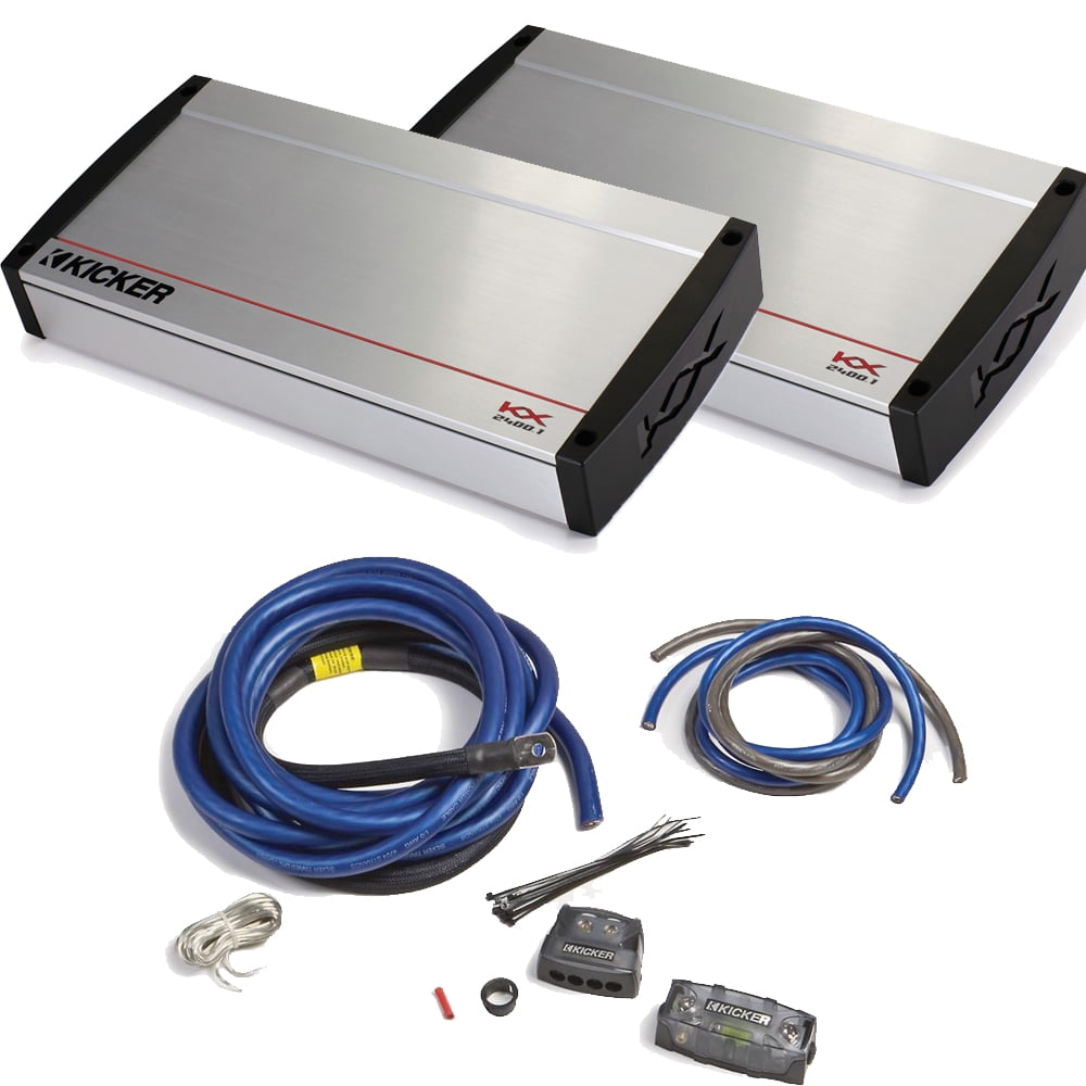 Kicker KX Amplifier package - Two Kicker KX-Series 2400 ...