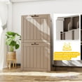 thumbnail image 3 of Easy Up 30 Gallon Resin Deck Box, Lockable Patio Outdoor Storage Box for Furniture, Garden Tools and Tools Storage, Waterproof Outside Storage Boxes, 3 of 7