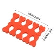 thumbnail image 5 of 10 Pair Sponge Toe Separators Soft Finger Separators Toe Divider Spacer for Polishing Pedicure Manicure Coating Gel Painting Nail Art Beauty Accessories, Red, 5 of 6