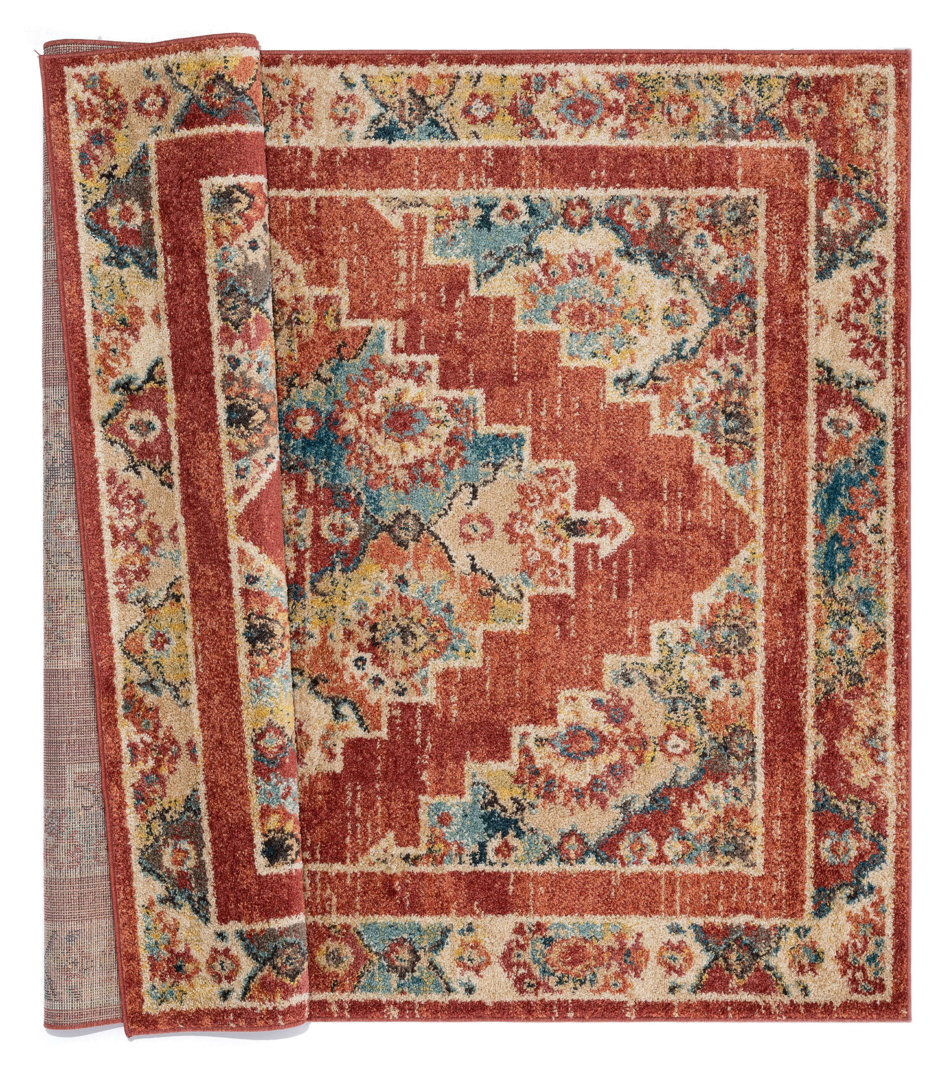 United Weavers Storybrooke Annabeth Oriental Brick Woven Olefin/Frieze Area Rug or Runner