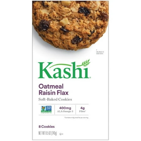 Kashi Oatmeal Raisin Flax Soft-Baked Cookies (Best Oatmeal Raisin Cookies Paula Deen)