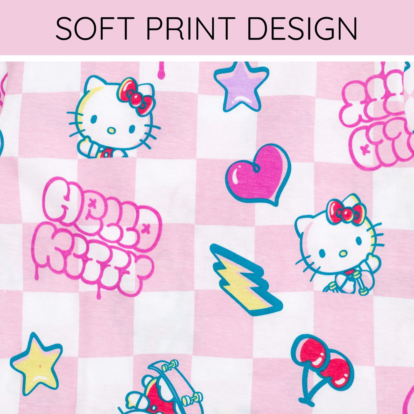 Hello Kitty T-Shirt and Chambray Shorts Outfit Set Little Kid to Big Kid