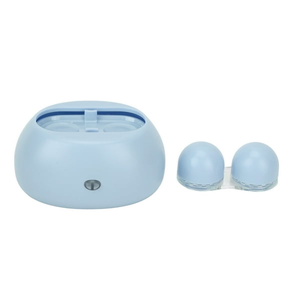 Contact Lens Cleaner, Contact Lens Cleaner Machine Small Exquisite Rapid Vibration High Frequency For Work For Travel For Home Blue