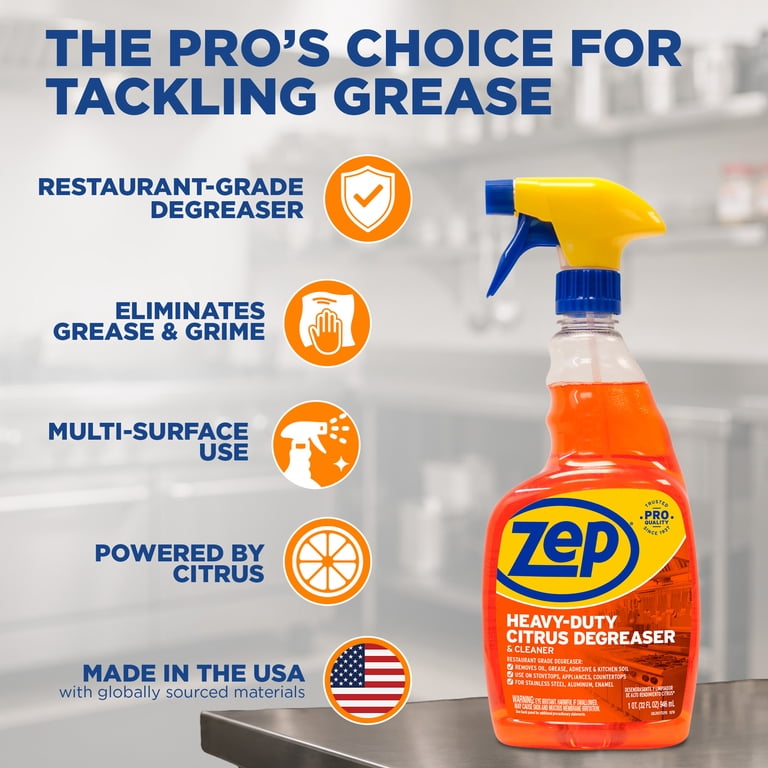 Zep, Heavy-Duty Citrus Cleaner, ZUCIT32, 32 oz case of 12