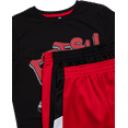 thumbnail image 4 of Pro Athlete Boys Pants Set 3 Piece Graphic Tees Athletic Shorts and Jogger Sweatpants 3 Piece Set, 4 of 7