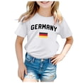 thumbnail image 1 of TZEWGL Chemise Mignonne pour Enfant Manches Courtes Col Rond Imprimé Haut pour Filles Garçons Taille 1-2T, 1 of 3