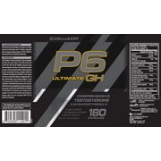 Cellucor P6 Ultimate GH Test Booster For Men, Growth Hormone Support Pills For Protein Synthesis & Fat Metabolism, 180 Capsules