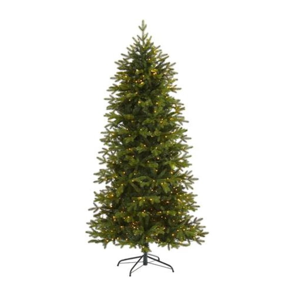 Nearly Natural 7ft. Belgium Fir Natural Look Artificial Christmas Tree