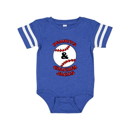 

Inktastic Peanuts Crackerjacks and a Baseball Gift Baby Boy or Baby Girl Bodysuit