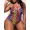 Orange, variant on 2026 New Sexy Plus Size Swimwear for Chubby Woman Swimsuit One Piece Colour Leopard Print Large Bikini Bathers Bathing Suit