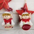 thumbnail image 5 of Elfo navideño de peluche KAIYANG para niña Decoración colgante para árbol de Navidad, 5 of 5