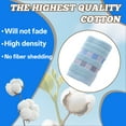 thumbnail image 5 of AUQ Wash Gags for Body,Neat Precision Thread Work Wash Rags for Body,Fluffy Comfortable Cotton Loops Wash Cloths for Your Face,Blue1,29.53*13.78*0.39in, 5 of 7