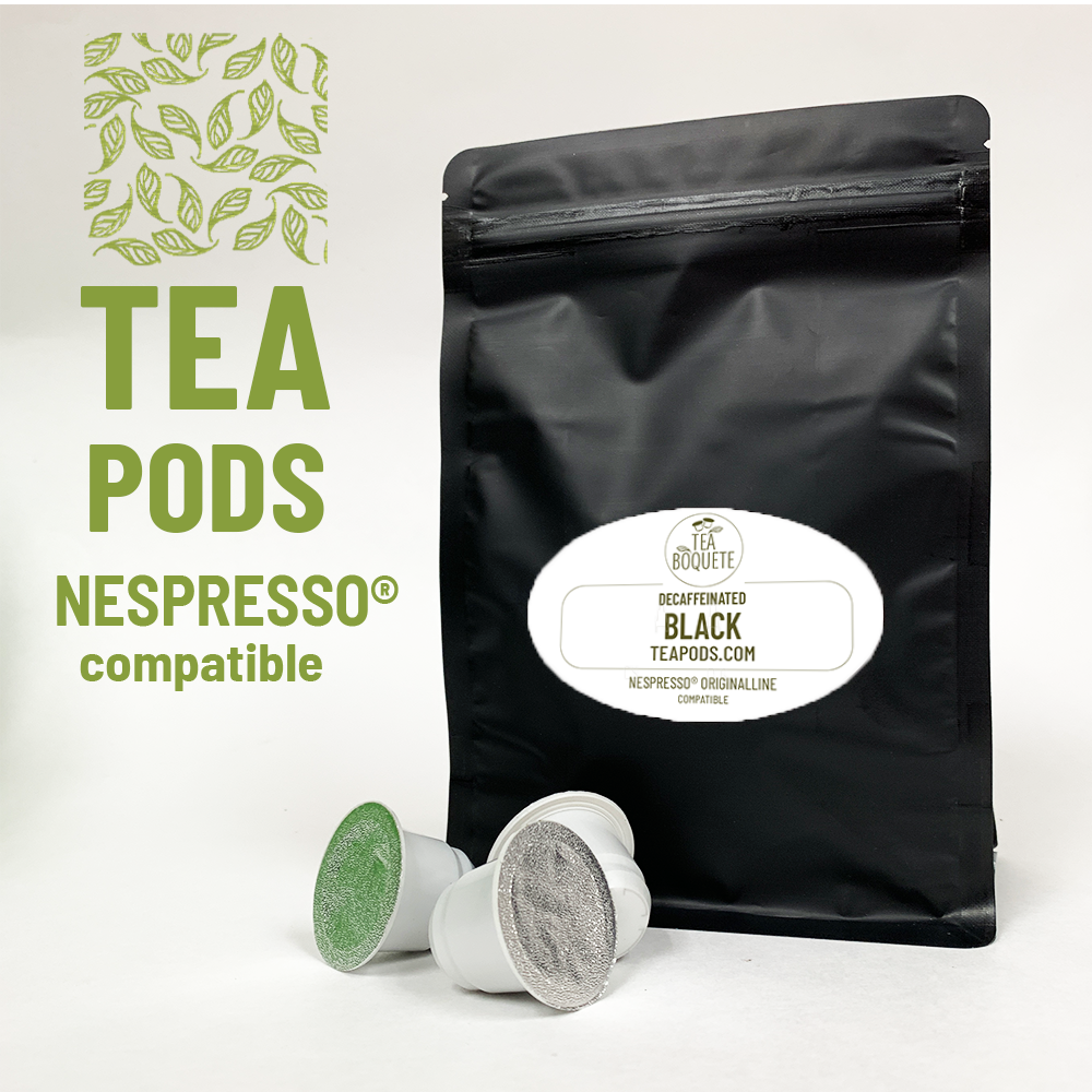 Decaffeinated Black tea pods Nespresso compatible