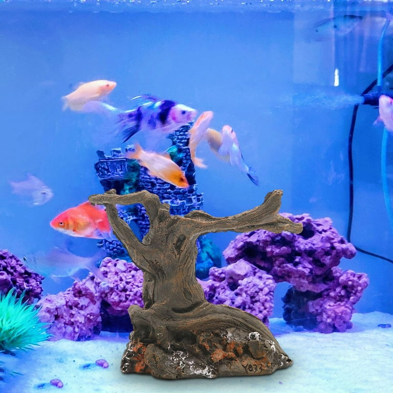 YOUTHINK Aquarium Ornament, Aquarium Landscaping Aquarium Dead Wood Decor Use For Fish Tank Home Decoration