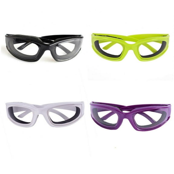 4 Pack Onion Goggles, Anti-Fog No-Tears Kitchen Onion Glasses with Inside Sponge, Kitchen Gadget for Chopping Onion Cooking Grilling Dustproof, Eye Protector for Women Men Cleaning Kitchen and more
