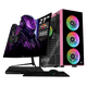 thumbnail image 1 of Computadora Escritorio Completa Xtreme PC Gaming AMD Radeon Vega 7 AMD Ryzen 5 5600G 16GB SSD 1TB Monitor 27 75Hz WIFI Pink juegos casuales, trabajo y estudio, 1 of 6