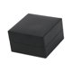 thumbnail image 5 of Caja de almacenamiento para un solo reloj, estuche portátil, regalo de aniversario, simple para hombres Negro, 5 of 9