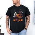 thumbnail image 3 of Weiner Dog Witch Happy Halloweenie Cute Halloween Dachshund T-Shirt, Multicolors, Size S-5XL, 3 of 5