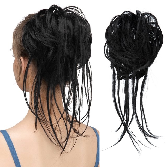 Becaristey Ponytail Bun Multipurpose Hairstyle Essential For Women Easy To Wear Fiber Ponytail Extension 1B 171t60 1Set