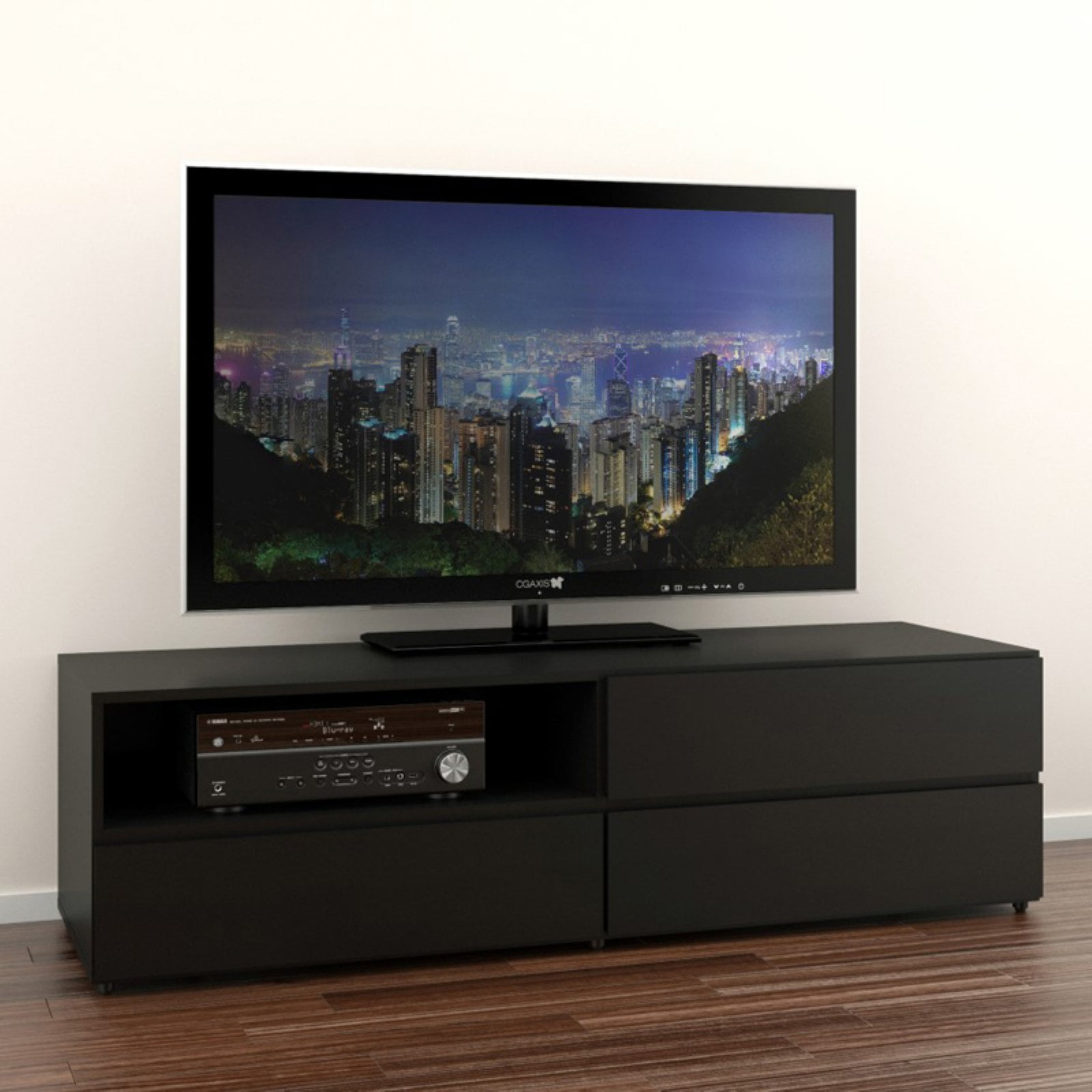 Nexera Avenue Tv Stand For Tvs Up To 60 Black Com