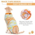 thumbnail image 4 of DENTRUN Dog Surgery Recovery Suit, Dog Onesie After Surgery Breathable Abdominal Wound Skin Diseases Protector, Cone Collar Alternative, Anti Licking Professional Surgical Recovery Costume, 4 of 7