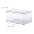 thumbnail image 3 of Acrylic Reptile Box Climbing Pet Feeding Container Transparent Breeding Box, 3 of 5