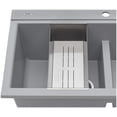 thumbnail image 7 of Ruvati USA RVG1350BK 34 in. EpiGranite Topmount Workstation Ledge Granite Composite Kitchen Sink, Midnight Black, 7 of 7