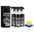 thumbnail image 1 of Iron Eraser Rust Remover Spray Iron Eraser Iron And Rust Remover For Car Wheels And Paint Fast Acting Rust And Brake Remover Automotive Sur 120ml, 1 of 9