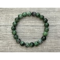 thumbnail image 6 of Ruby Zoisite Crystal Bead Bracelet 8mm, Wholesale Genuine Ruby Zoisite Stretch Gemstone Bracelet, Gift for Men & Women (10), 6 of 9