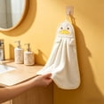 thumbnail image 1 of Absorbent Hand Towel With Hanging Loop Fast Drying Towel For Kitchen Bathroom Washcloth Soft Reusable Yellow, 1 of 6