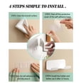 thumbnail image 3 of Soporte universal para secador de pelo SUPTEC, soporte de pared, blanco, 3 of 6