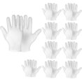 thumbnail image 1 of 10 Pairs White Cotton Gloves for Women Men Moisturizing Gloves Overnight Bedtime Heal Eczema Sleeping Lotion Hand Spa Treatment Gloves Repair Rough Cracked Dry Chapped Hands Skin, 1 of 5