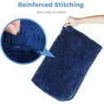 thumbnail image 6 of Large Navy Bathroom Rugs, 24"×60" Absorbent Shaggy Shower Mat, Microfiber Bath Mats for Bathroom, Luxury Bathroom Floor Mats Rubber Back, 6 of 8