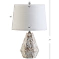 thumbnail image 3 of JONATHAN Y Isabella 21" Seashell LED Table Lamp, Natural Ivory (Set of 2), JYL4004A-SET2, 3 of 7