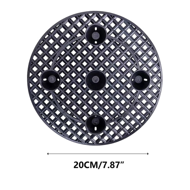 Macetas para Plantas Soporte de Bandeja de Base de Plástico para Riego Automático de Tela, Bolsas de Cultivo No Tejidas Uso Hidropónico para Recoger Agua Y Promover el Crecimiento