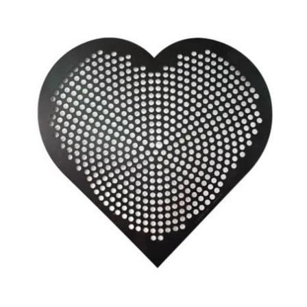 Lloyd Pans 14 x 14 inch Heart Shape Quik-Disk - PSTK