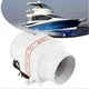 thumbnail image 4 of Ventilateur de cale électrique en ligne 4 po 270 pi3/min, accessoire pour bateau, 12 V, blanc, 4 of 4