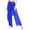 Royal Blue, variant on Women's Mesh Lyrical Dance Pants Flowy Wide Leg Trousers Modern Contemporary Dancewear Red XXL