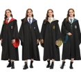thumbnail image 2 of Capa mágica de Harry Potter para adultos, tallas S a XXL, para cosplay, Hermione, Gryffindor, para vacaciones, Halloween, disfraz universitario, accesorios, regalo, 2 of 5