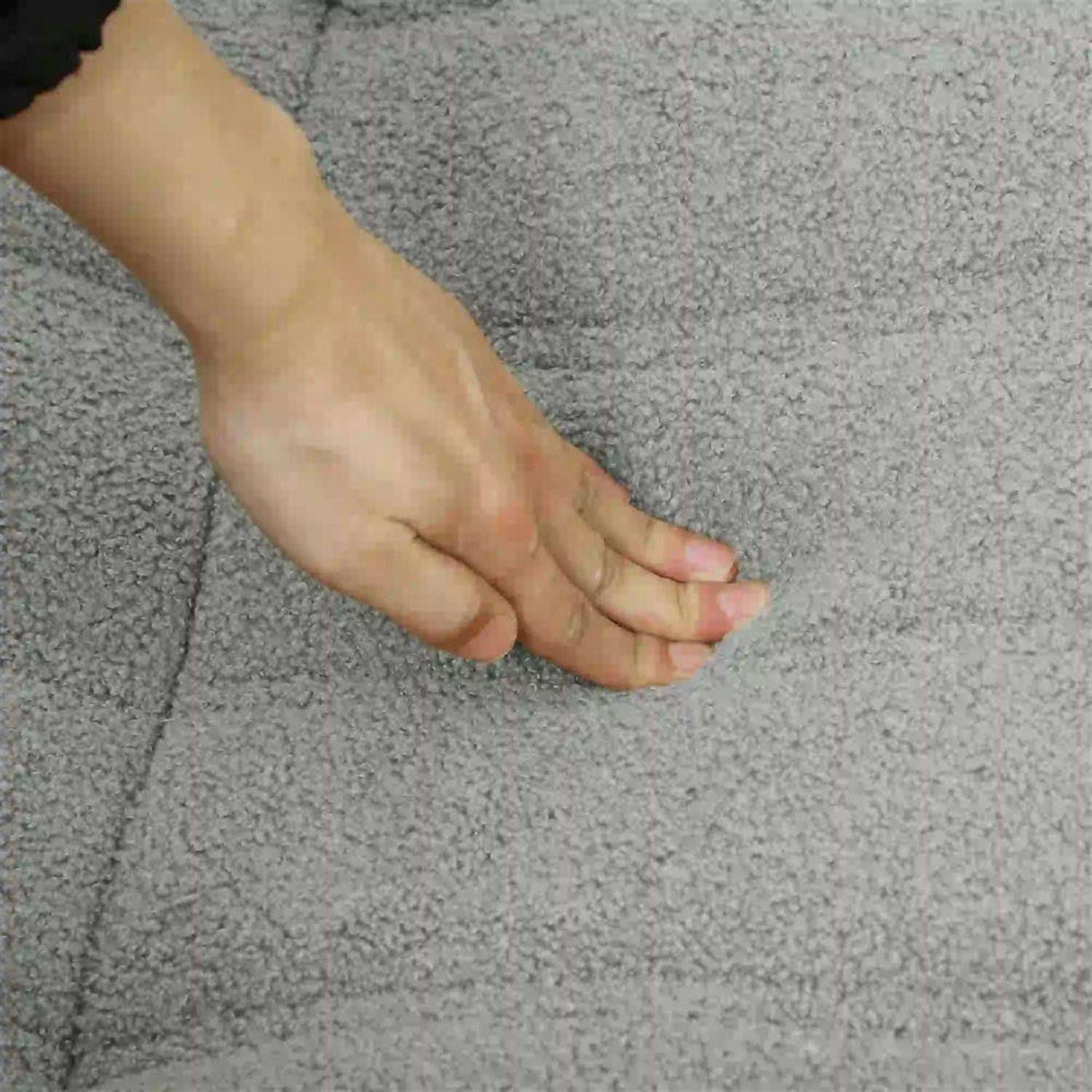 Demi Bonn Bean Bag Chair for Adults, Giant Fireside Chair, High Density Memory Foam Bean Bag Sofa Chair for Dorm, Living Room, Gray