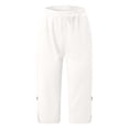 thumbnail image 4 of Women's Effortless Everyday ’s Casual Pants: Slim Fit Mid Rise Capris for Modern Comfort and Versatility Loose Pants for Women Casual Summer Women Summer Pants Casual Summer Pants plus Size, 4 of 7