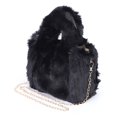 thumbnail image 1 of CNKOO AAOMASSR Plush Commute Bag Fashion Autumn Winter Top-handle Bags Portable Simple for Work, 1 of 10