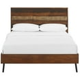 thumbnail image 5 of Modway Arwen Queen Modern Style MDF Wood Bed in Walnut Finish, 5 of 8